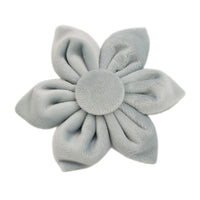 HKM-140947 Soft Velvet Fabric Dog Collar Set with Leash, Bow, Flower, Vest, and Poop Bag - Scalable Sizes XS to XL