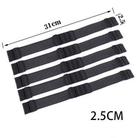 HKM-346323 Adjustable Elastic Band Wig Mesh Cap for Long Straight Hair with Bangs - 31cm Length, Natural Style