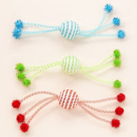 HKM-071443 Interactive Cat Toy Set with Bite-Resistant Wool Ball and Sticks for Engaging Playtime