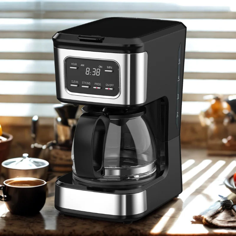 KTX-295443 6-Cup Coffee Maker with Non-Stick Warmer Plate and Clear Water Level Indicator