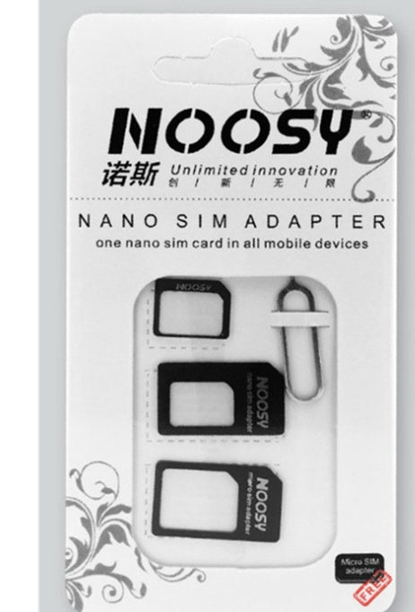 KTX-728979 Three-Piece SIM Card Set – Durable PC Material in Black and White