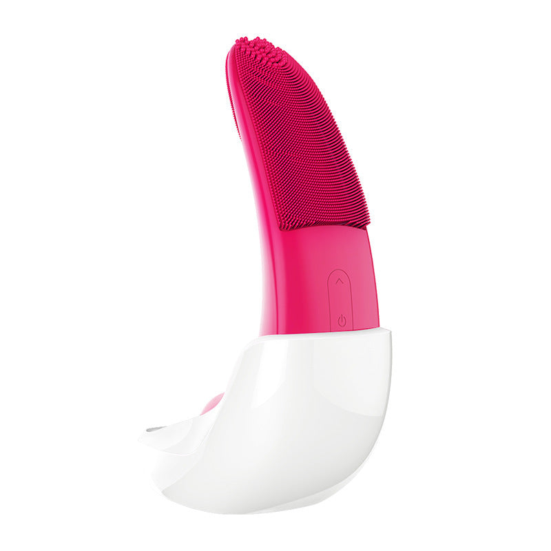 HKM-029011 Electric Silicone Face Washer - ABS Material, 3.7V, 2.5W, Compact Size for Effective Cleansing