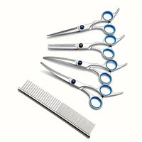 HKM-987347 Portable Metal Pet Grooming Scissors Set for Dogs