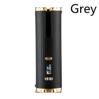 HKM-426579 Rechargeable Automatic Rotary Curling Iron for Home and Travel - 16mm-20mm Heating Diameter