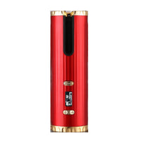 HKM-426579 Rechargeable Automatic Rotary Curling Iron for Home and Travel - 16mm-20mm Heating Diameter