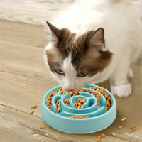 HKM-101907 Slow Feeder Puzzle Dog Bowl - Anti-Choking Silicone Design for Healthy Eating and Digestion