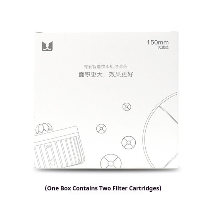 HKM-081299 Pet Water Dispenser Replacement Filter Element for Dogs and Cats - Pack of 2