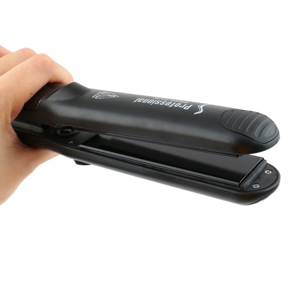 KTX-781267 Tourmaline Ceramic Steam Hair Straightener with Argan Oil Infusion and Adjustable Steam Control