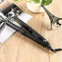 HKM-781267 Tourmaline Ceramic Steam Hair Straightener with Argan Oil Infusion and Adjustable Steam Control