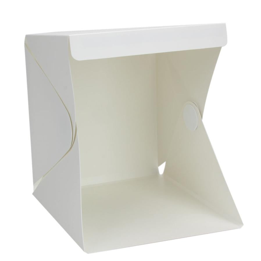 KTX-953747 Portable LED Mini Photo Studio Light Box - 22.6 x 23 x 24 cm, White Softbox