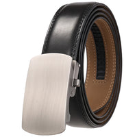 HKM-136339 Custom Genuine Leather Ratchet Belt for Men with Logo Printing Capability - Model LY36-22059-1