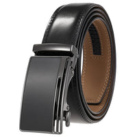 HKM-136339 Custom Genuine Leather Ratchet Belt for Men with Logo Printing Capability - Model LY36-22059-1