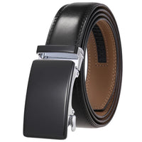 HKM-136339 Custom Genuine Leather Ratchet Belt for Men with Logo Printing Capability - Model LY36-22059-1