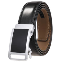 HKM-136339 Custom Genuine Leather Ratchet Belt for Men with Logo Printing Capability - Model LY36-22059-1