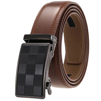 HKM-136339 Custom Genuine Leather Ratchet Belt for Men with Logo Printing Capability - Model LY36-22059-1
