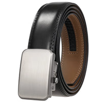 HKM-136339 Custom Genuine Leather Ratchet Belt for Men with Logo Printing Capability - Model LY36-22059-1