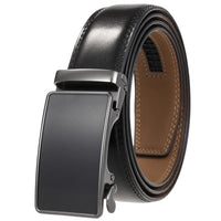 HKM-136339 Custom Genuine Leather Ratchet Belt for Men with Logo Printing Capability - Model LY36-22059-1