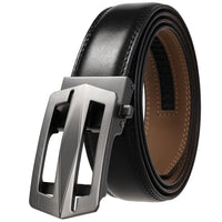 HKM-136339 Custom Genuine Leather Ratchet Belt for Men with Logo Printing Capability - Model LY36-22059-1
