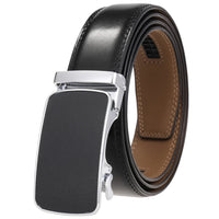 HKM-136339 Custom Genuine Leather Ratchet Belt for Men with Logo Printing Capability - Model LY36-22059-1
