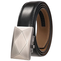 HKM-136339 Custom Genuine Leather Ratchet Belt for Men with Logo Printing Capability - Model LY36-22059-1