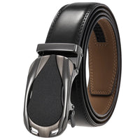 HKM-136339 Custom Genuine Leather Ratchet Belt for Men with Logo Printing Capability - Model LY36-22059-1