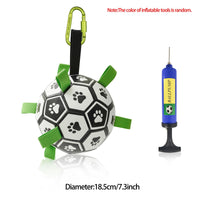 HKM-478163 Interactive Inflatable Dog Soccer Ball Toy for Training and Play – Perfect for Large Dogs