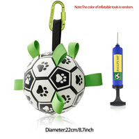 HKM-478163 Interactive Inflatable Dog Soccer Ball Toy for Training and Play – Perfect for Large Dogs