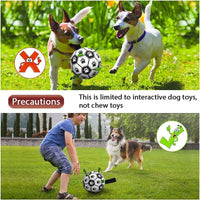 HKM-478163 Interactive Inflatable Dog Soccer Ball Toy for Training and Play – Perfect for Large Dogs