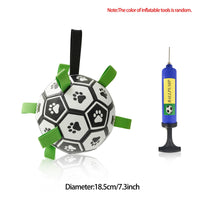 HKM-478163 Interactive Inflatable Dog Soccer Ball Toy for Training and Play – Perfect for Large Dogs