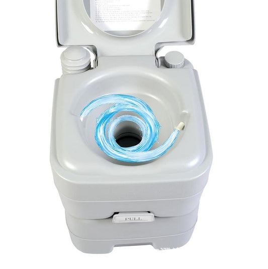 HKM-841747 20L Portable Camping Toilet with Waste Tank – Ideal for Outdoor Adventures and Travel