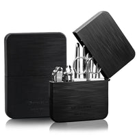 HKM-140563 Carbon Steel Nail Clippers Set with Diagonal Cut, Flat Cut, Dead Skin Shovel, Nail File, Eyebrow Clip, Ear Pick, and Eyebrow Scissors
