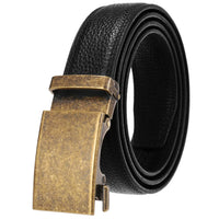 HKM-348755 Men's Genuine Leather Belt with Turquoise Inlay, Size 3.0, Model LY33-000015-5