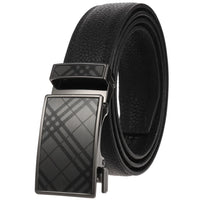 HKM-348755 Men's Genuine Leather Belt with Turquoise Inlay, Size 3.0, Model LY33-000015-5