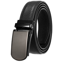 HKM-348755 Men's Genuine Leather Belt with Turquoise Inlay, Size 3.0, Model LY33-000015-5