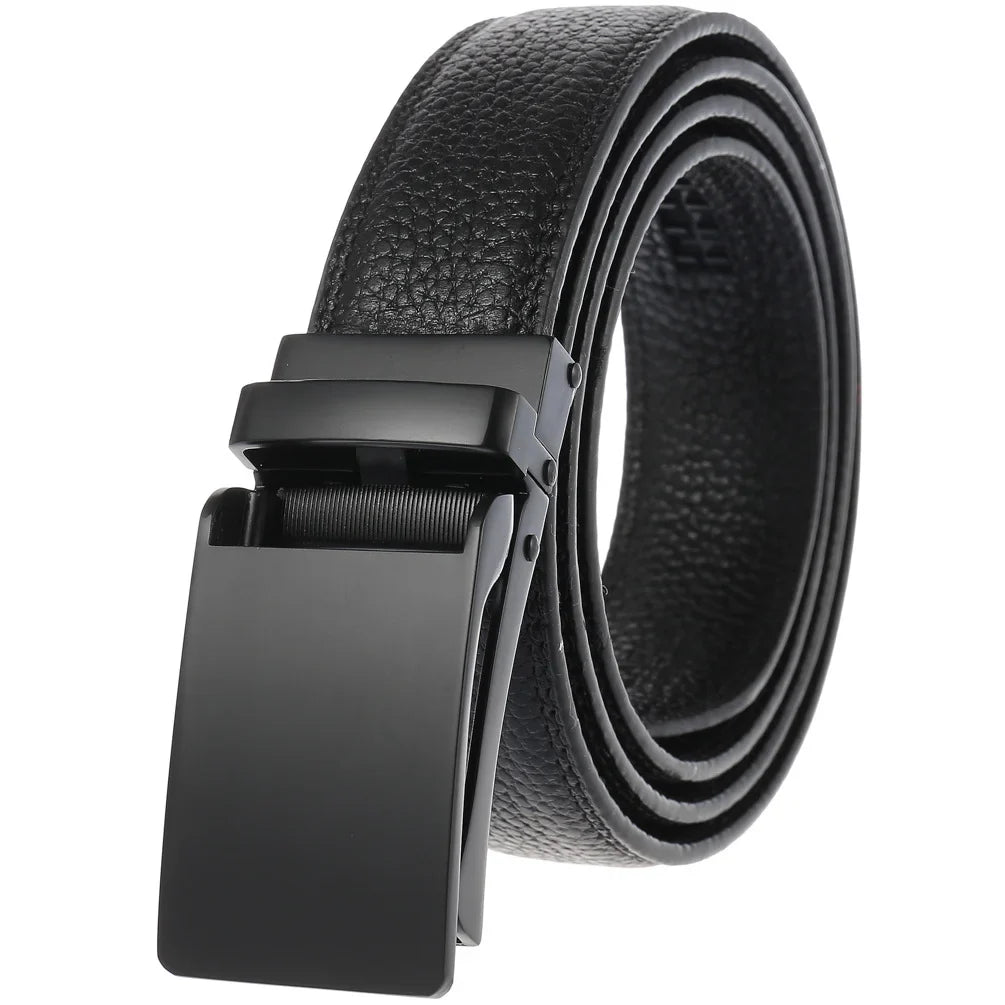 HKM-348755 Men's Genuine Leather Belt with Turquoise Inlay, Size 3.0, Model LY33-000015-5
