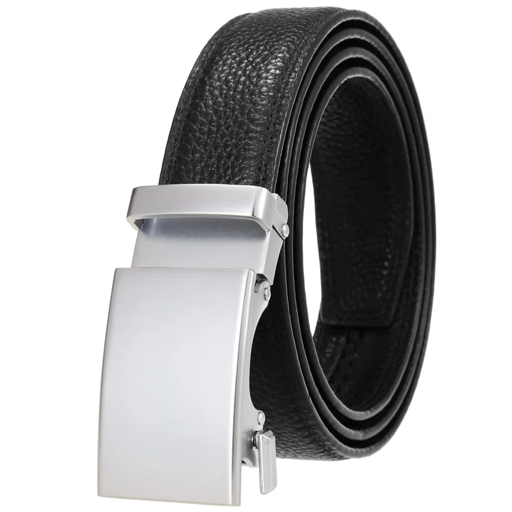 HKM-348755 Men's Genuine Leather Belt with Turquoise Inlay, Size 3.0, Model LY33-000015-5