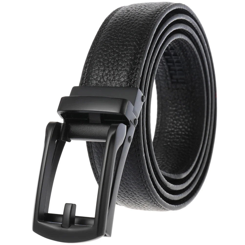 HKM-348755 Men's Genuine Leather Belt with Turquoise Inlay, Size 3.0, Model LY33-000015-5