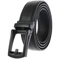 HKM-348755 Men's Genuine Leather Belt with Turquoise Inlay, Size 3.0, Model LY33-000015-5