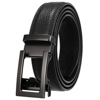 HKM-348755 Men's Genuine Leather Belt with Turquoise Inlay, Size 3.0, Model LY33-000015-5