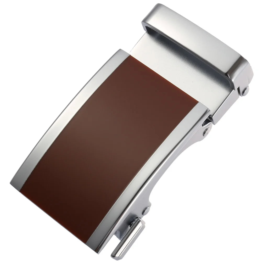 HKM-348755 Men's Genuine Leather Belt with Turquoise Inlay, Size 3.0, Model LY33-000015-5