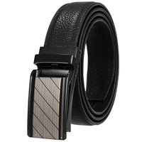 HKM-348755 Men's Genuine Leather Belt with Turquoise Inlay, Size 3.0, Model LY33-000015-5