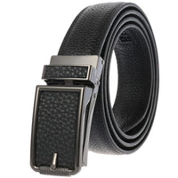 HKM-348755 Men's Genuine Leather Belt with Turquoise Inlay, Size 3.0, Model LY33-000015-5