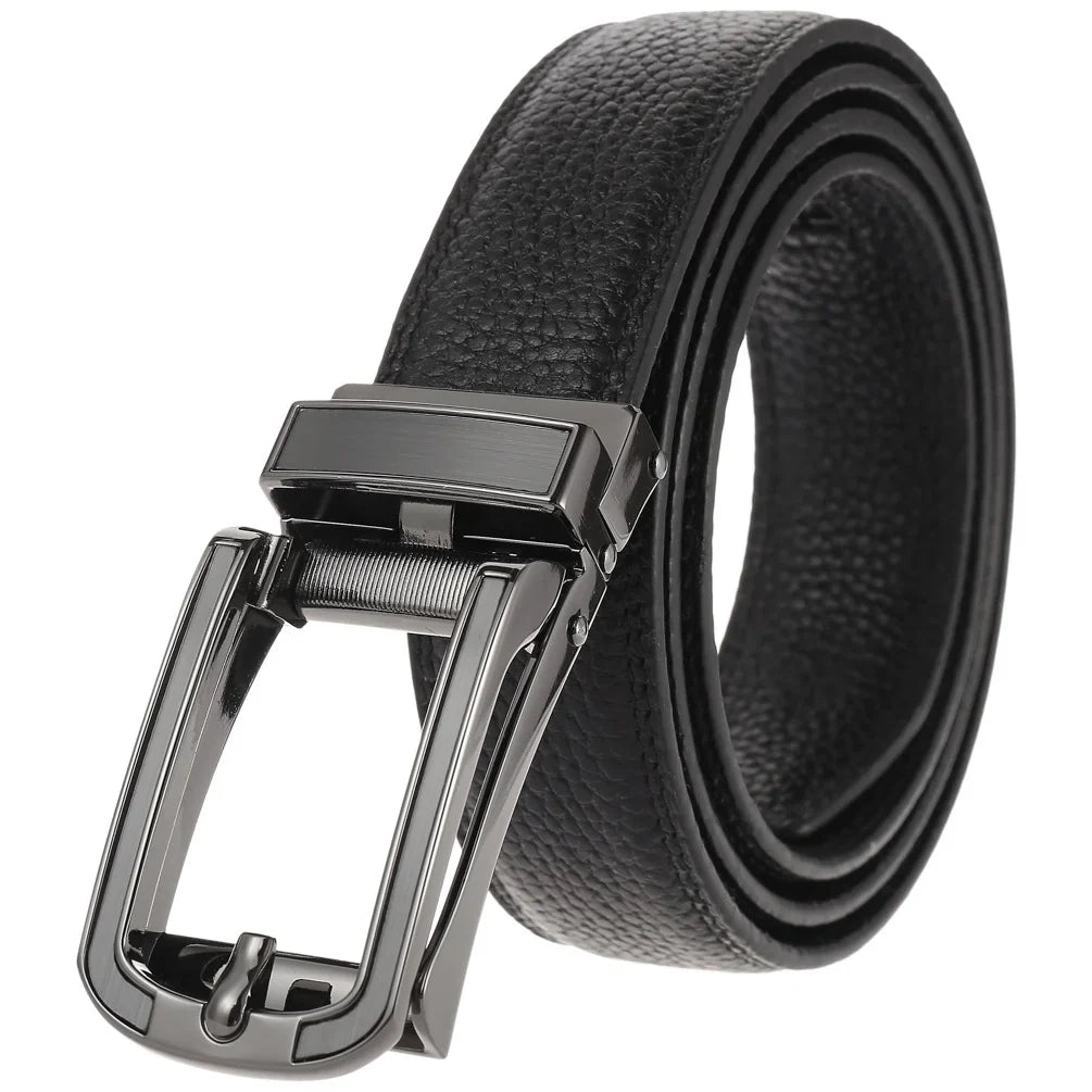 HKM-348755 Men's Genuine Leather Belt with Turquoise Inlay, Size 3.0, Model LY33-000015-5