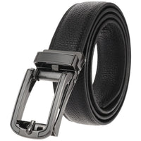 HKM-348755 Men's Genuine Leather Belt with Turquoise Inlay, Size 3.0, Model LY33-000015-5