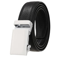 HKM-348755 Men's Genuine Leather Belt with Turquoise Inlay, Size 3.0, Model LY33-000015-5