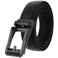 HKM-348755 Men's Genuine Leather Belt with Turquoise Inlay, Size 3.0, Model LY33-000015-5