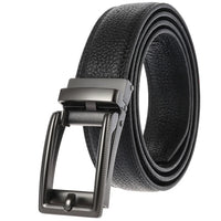 HKM-348755 Men's Genuine Leather Belt with Turquoise Inlay, Size 3.0, Model LY33-000015-5
