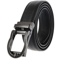 HKM-348755 Men's Genuine Leather Belt with Turquoise Inlay, Size 3.0, Model LY33-000015-5
