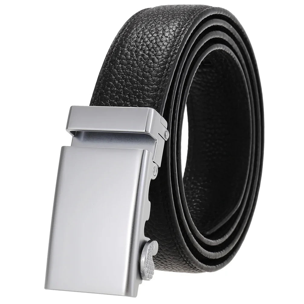 HKM-348755 Men's Genuine Leather Belt with Turquoise Inlay, Size 3.0, Model LY33-000015-5