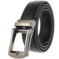 HKM-348755 Men's Genuine Leather Belt with Turquoise Inlay, Size 3.0, Model LY33-000015-5